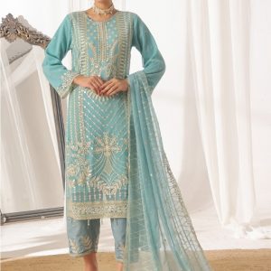 Original INARA Chiffon 3 Piece – Luxury Pakistani Collection - Image 3